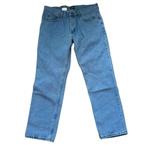 Lee Regular Fit Straight Leg Jeans Mens 34x30 New With Tag Blue Denim Western